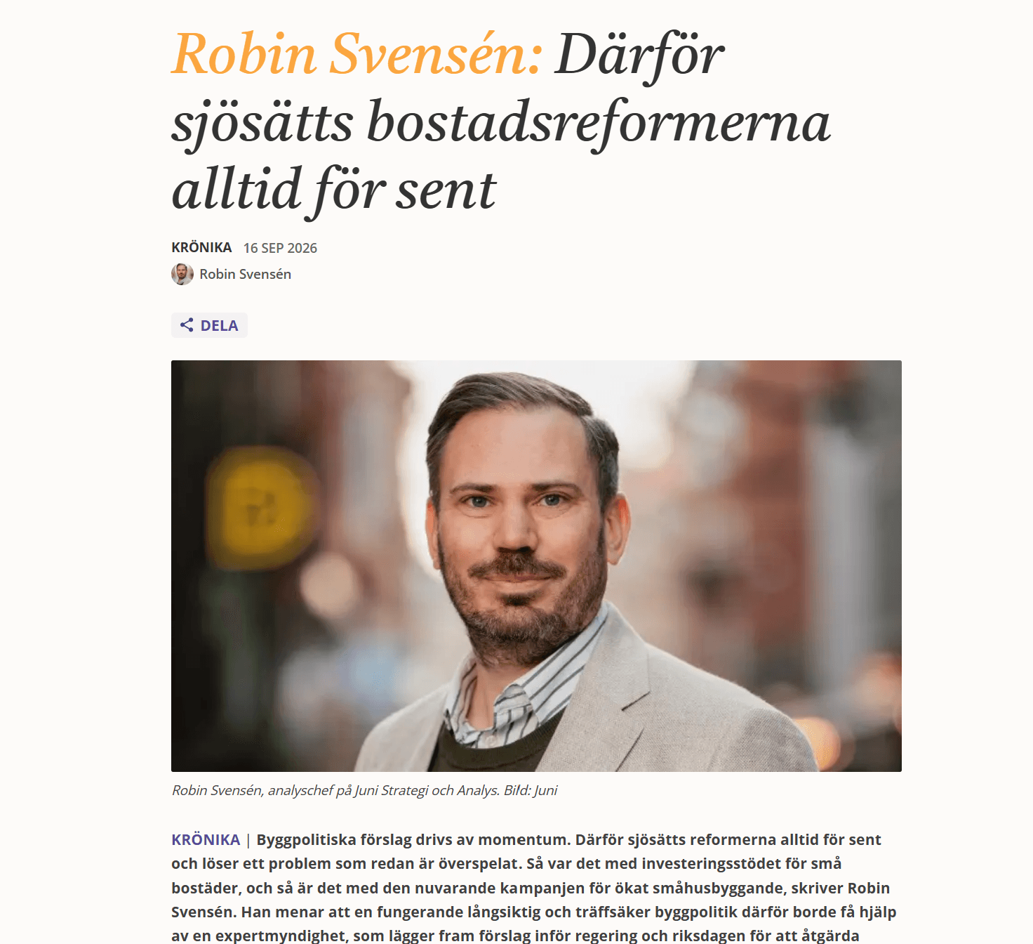 Krönika Robin Svensen sep 2026